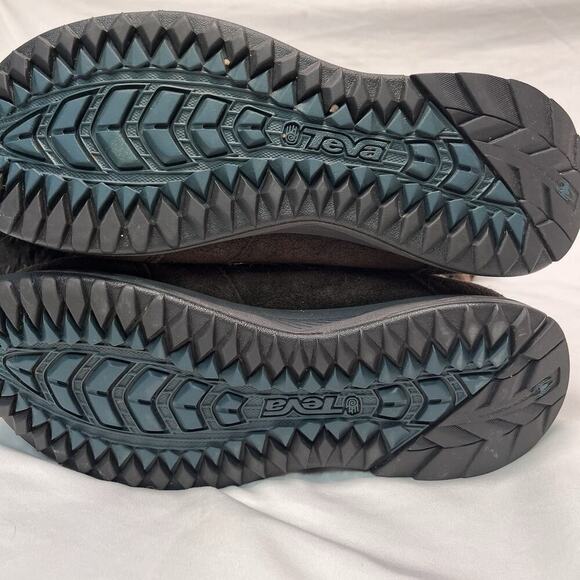 Teva Lenawee Leather Waterproof Tall Womens Winter Boots Brown US Size 7.5 - Picture 4 of 5